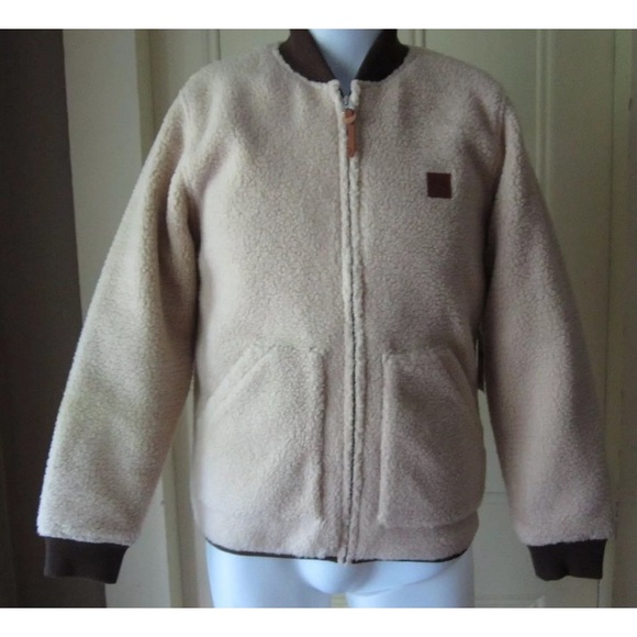 Obey Other - Obey Sherpa Fleece Bomber Flight Moto Knit Trim